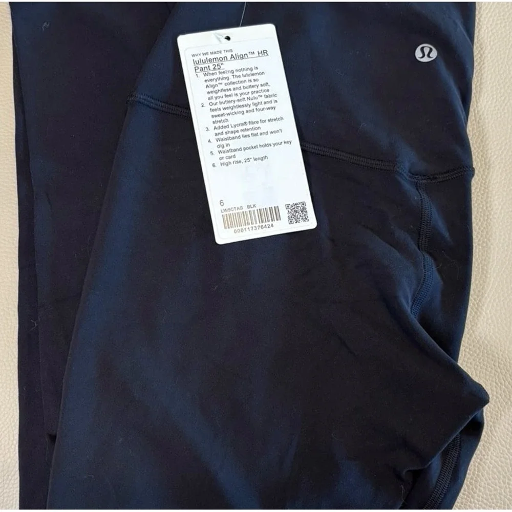 Women's size 6 Lululemon Align HR (high-rise) 25